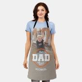 Aangepaste fotocadeaus voor paps schort (Gedragen)