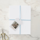 Aangepaste fotocadeautags Verjaardag Leeftijd 8 Cadeaulabel (Met Touw)