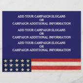 Aangepaste fotocampagne Politiek Flyer (Achterkant)