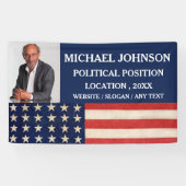 Aangepaste fotocampagne Politiek Spandoek (Horizontaal)