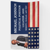 Aangepaste fotocampagne Politiek Spandoek (Verticaal)