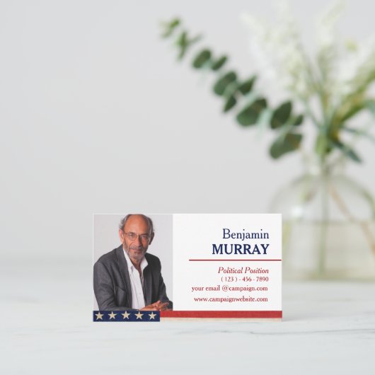 Aangepaste fotocampagne visitekaartje (Staand voorkant)