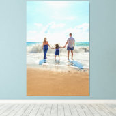 Aangepaste fotocanvas Print je eigen ontwerp (Insitu (Houten vloer))