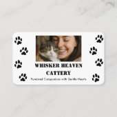 Aangepaste fotocattery Visitekaartje (Voorkant)