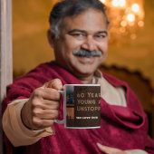 Aangepaste Fotocollage 60th Verjaardagscadeaus voo Mok