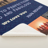 Aangepaste Fotocollage 60th Verjaardagscadeaus voo Sherpa Deken (3/4)