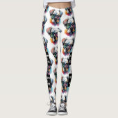 Aangepaste fotocollage aanpassen met foto's leggings (Voorkant)