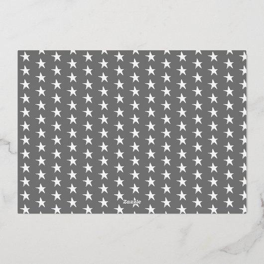 Aangepaste Fotocollage Afstuderen 2025 Folie Kaart (Achterkant)