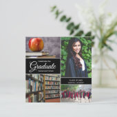 Aangepaste fotocollage afstuderen klasse van 2024 aankondiging (Staand voorkant)