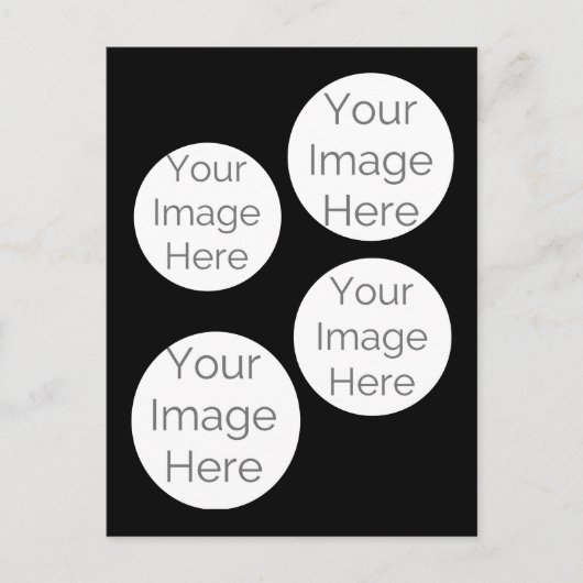 Aangepaste fotocollage ansichtkaart – Sjabloon voo Briefkaart (Voorkant)