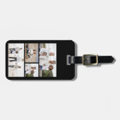 Aangepaste fotocollage bagagelabel (Voorkant horizontaal)