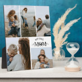 Aangepaste Fotocollage Beste Moeder Ooit Fotoplaat (Zijkant)