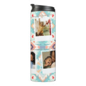 Aangepaste fotocollage boho gepersonaliseerde tumb thermosbeker (Geroteerd rechts)