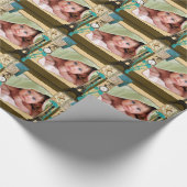 Aangepaste fotocollage cadeaupapier (Hoek)