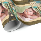 Aangepaste  fotocollage cadeaupapier (Rol Hoek)