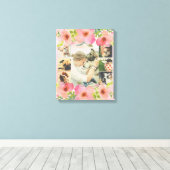 Aangepaste fotocollage canvas afdruk (Insitu (Houten vloer))
