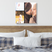 Aangepaste Fotocollage Canvas - Zwart Lijst (Insitu (Slaapkamer))