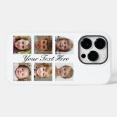 Aangepaste fotocollage Case-Mate iPhone case (Achterkant (horizontaal))