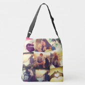 Aangepaste fotocollage crossbody tas (Achterkant)