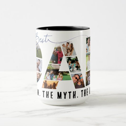 Aangepaste Fotocollage Dad Mok (Midden)