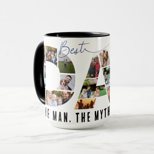 Aangepaste Fotocollage Dad Mok (Voorkant links)