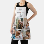 Aangepaste Fotocollage-Daddy de Grill Master Vader Schort (Insitu)