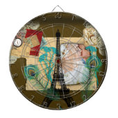 Aangepaste  fotocollage dartbord (Voorkant)