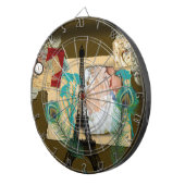 Aangepaste  fotocollage dartbord (Voorkant Rechts)