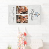 Aangepaste Fotocollage Doop Doop Achtergrond Spandoek (Insitu)
