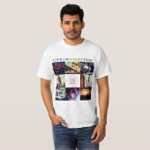 Aangepaste fotocollage en logo t-shirt (Voorkant volledig)