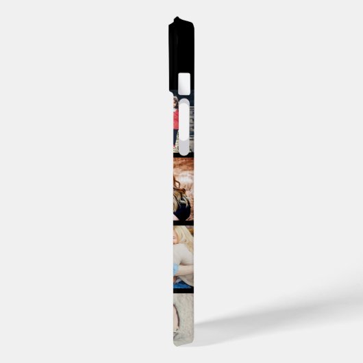 Aangepaste fotocollage en -naam Case-Mate iPhone case (Achterkant / Links)