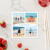 Aangepaste fotocollage en tekstservetten servet (Insitu)