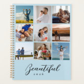 Aangepaste Fotocollage Familie Jaarplanner Planner (Voorkant)
