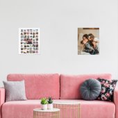 Aangepaste fotocollage familie muurkunst sets (Woonkamer)