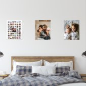 Aangepaste fotocollage familie muurkunst sets (Slaapkamer)
