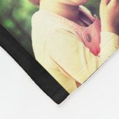 Aangepaste fotocollage fleece deken (Hoek)