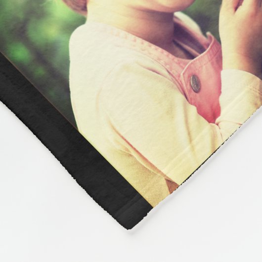Aangepaste fotocollage fleece deken (Hoek)