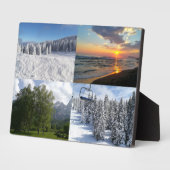 Aangepaste Fotocollage Frameloze Ezel Achter Plaqu Fotoplaat (Zijkant)