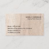 Aangepaste fotocollage Grazing Laatstgenoemde cate Visitekaartje (Achterkant)