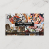 Aangepaste fotocollage Grazing Laatstgenoemde cate Visitekaartje (Voorkant)