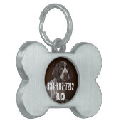 Aangepaste  fotocollage huisdieren naamplaatje (Voorkant Links)