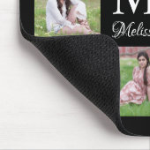 Aangepaste fotocollage in liefhebbend geheugen muismat (Hoek)
