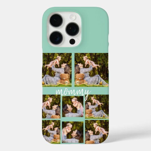 Aangepaste Fotocollage iPhone Case – Gepersonalise (Achterkant)