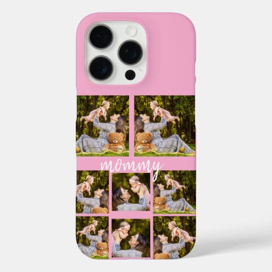 Aangepaste Fotocollage iPhone Case – Gepersonalise (Achterkant)