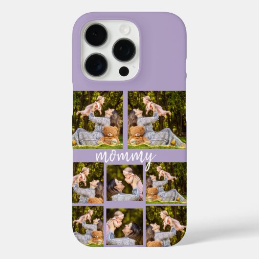Aangepaste Fotocollage iPhone Case – Gepersonalise (Achterkant)