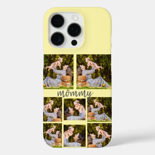 Aangepaste Fotocollage iPhone Case – Gepersonalise (Achterkant)