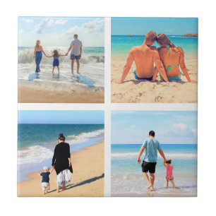 Aangepaste Fotocollage Keramische Tegels met Uw Fo Tegeltje