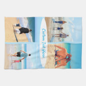 Aangepaste fotocollage keukenhanddoek Uw foto's (Horizontaal)