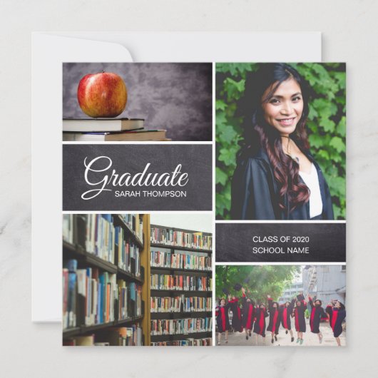 Aangepaste fotocollage klasse van 2020 Afstuderen (Voorkant)