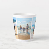 Aangepaste Fotocollage Latte Mok Cadeau (Voorkant)